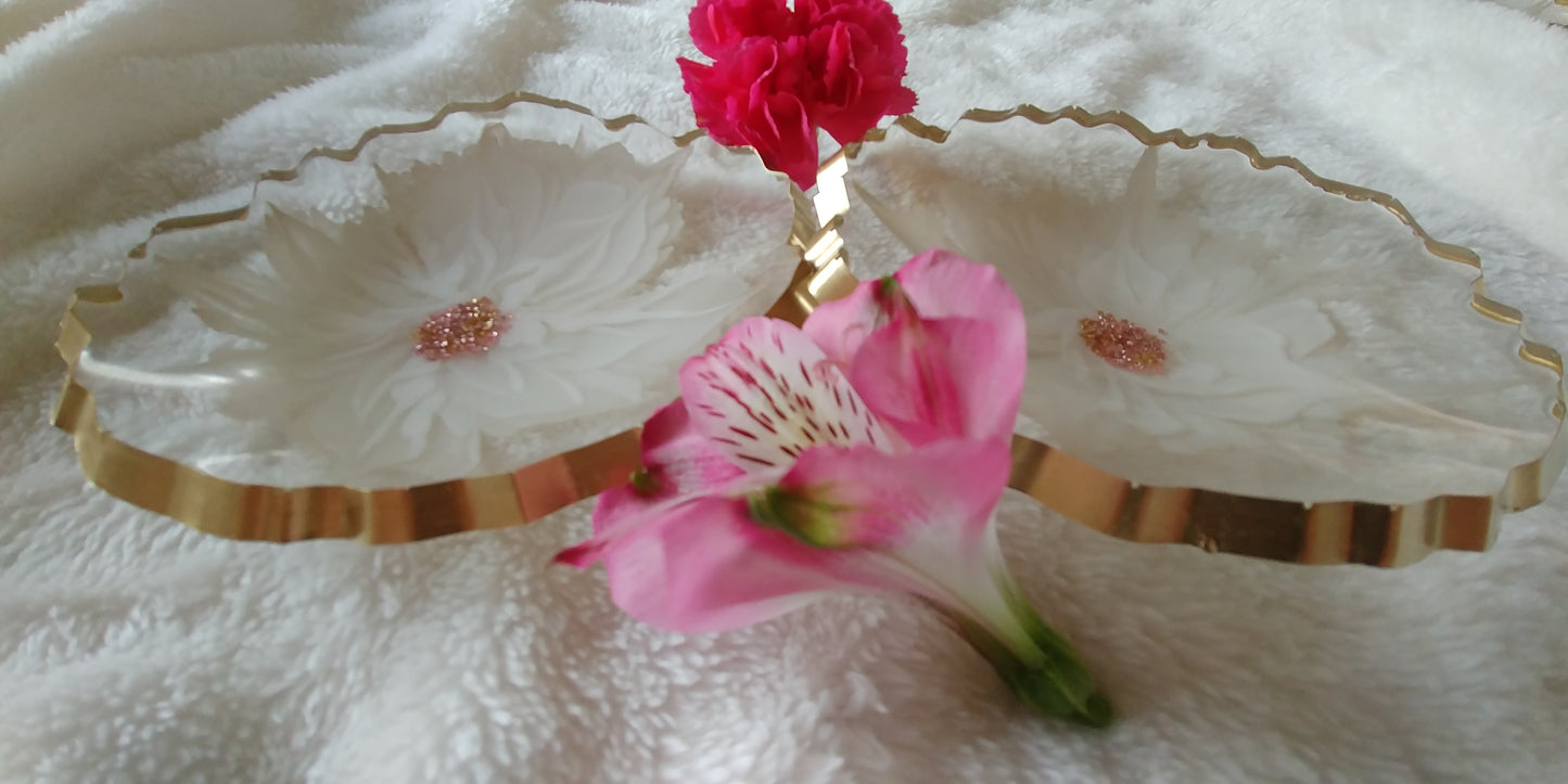 3D Floral Ring Dish / Trinketdish