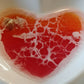 Sunset Ocean inspired Double Heart Trinket Dish